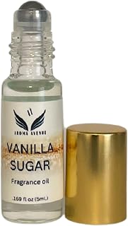 Vanilla Sugar 5ml Oil Alluring Sweet Vanilla Scent - Long-lasting Fragrance - Perfect for Everyday Use and Special Occasions - Portable and Travel-Friendly - Unisex