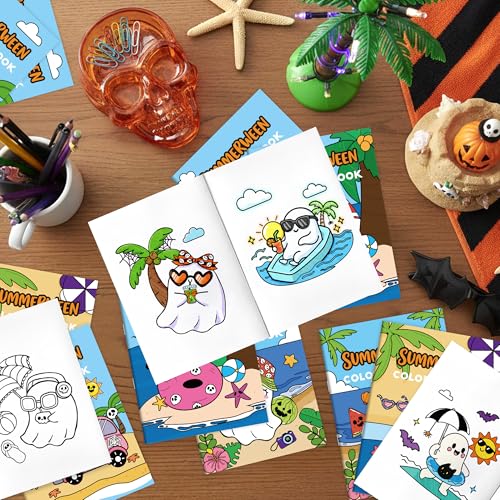 Mini livre de coloriage d'été : lot de 24 livrets parfaits pour cadeaux d'invités - 7