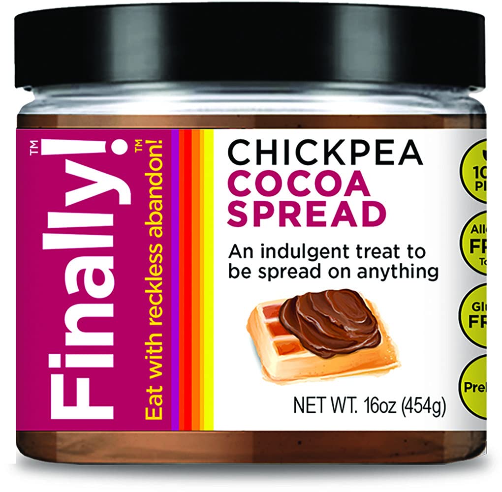 Buy Finally! Cocoa Chocolate Chickpea Butter Spread 1 ingredient