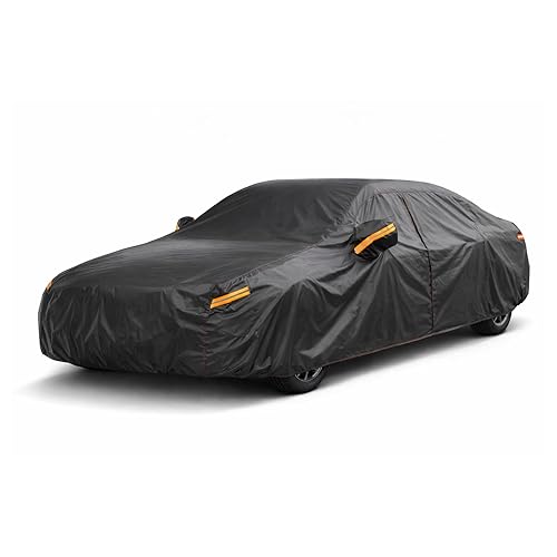 Compact Sedan Car Cover, 6 Layers Full Exterior Covers Universal