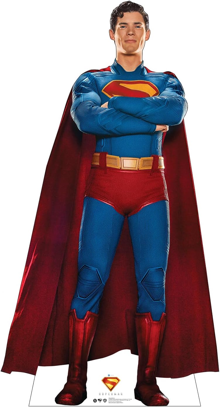 Cardboard People Superman Cardboard Cutout Standup - Superman (2025 Film)