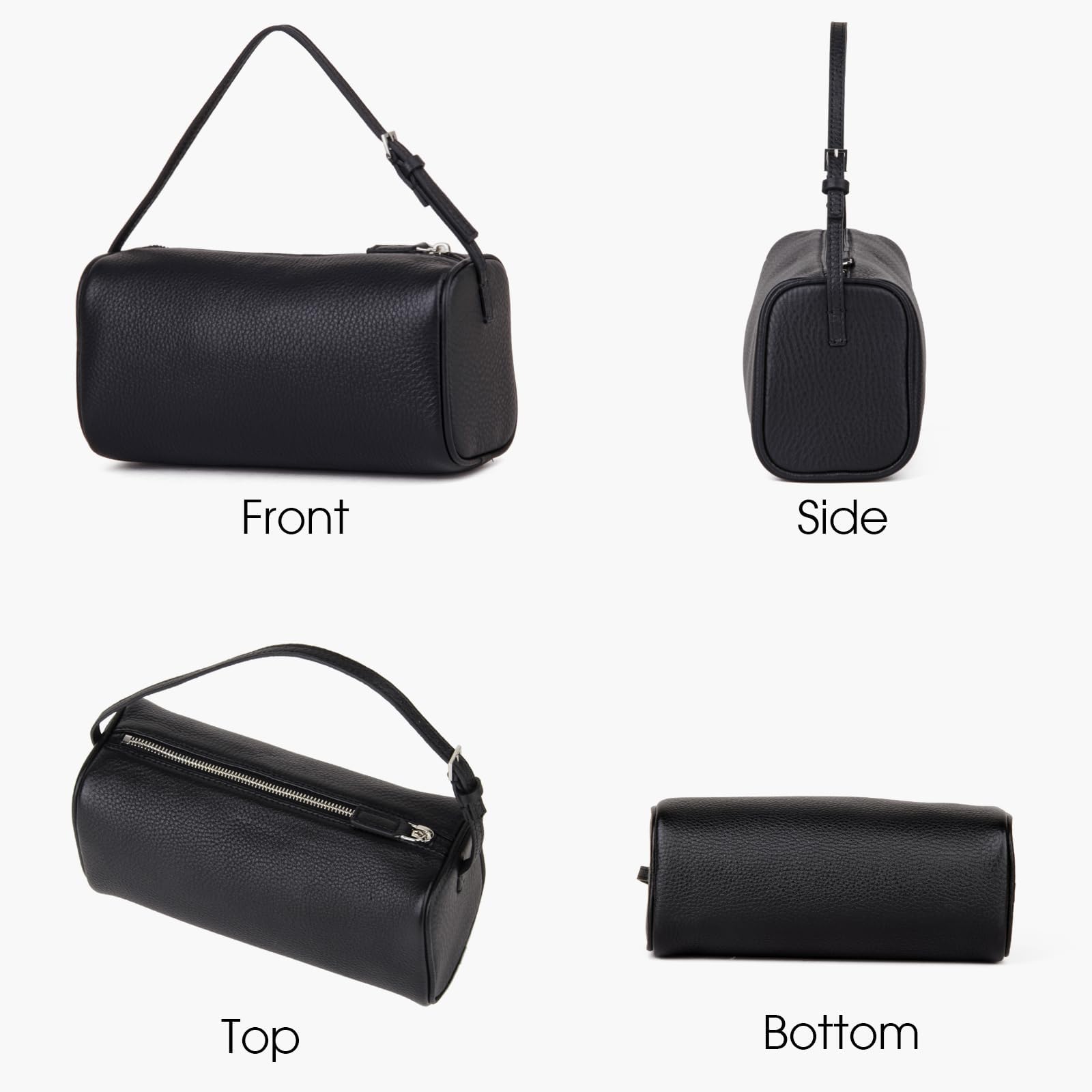 DONNAIN Hochwertige Umhängetasche Damen Leder, Kleine Handtasche, Lederhandtasche Damen Echtleder, Crossbody bag Leder mit verstellbarem Riemen | Alltagstasche Damen