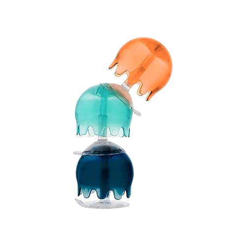 Miniatura 3 de Boon JELLIES Suction Cup Bath Toys - Baby Sensory Toys - NavyCoral - Ages 12 Months and Up - 9 Count