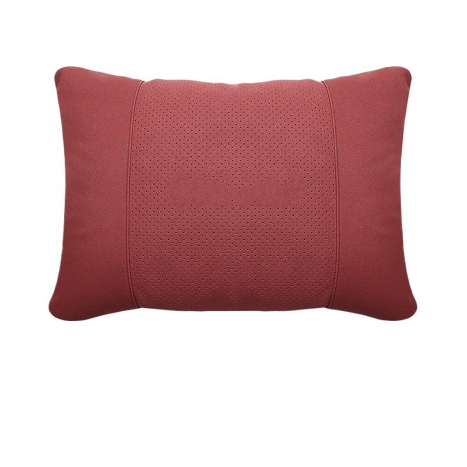 CVPX Seat Headrest Fit For Mustang GT Shelby Headrest Neck Support Seat Lumbar Cushion Soft Neck Pillow Car Seat Pillow(Red 1)