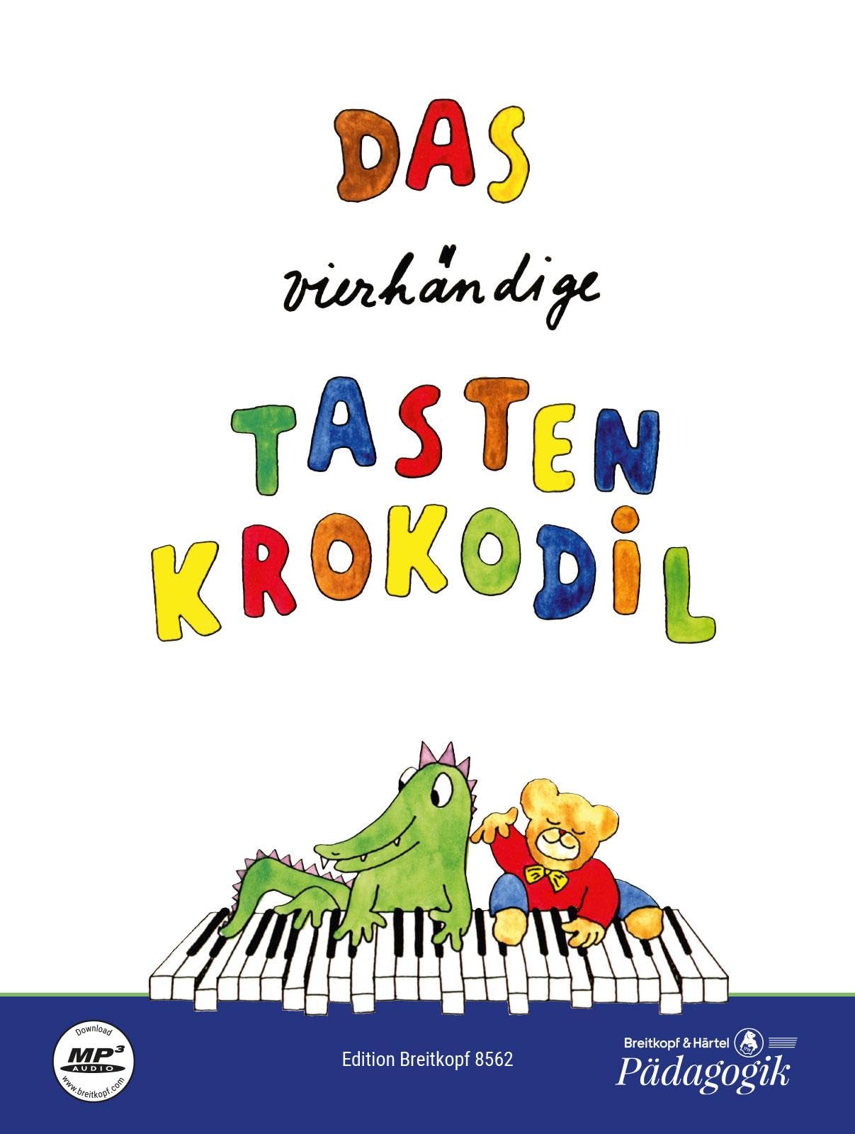 Das vierhändige Tastenkrokodil Leichte Klavierstücke für Kinder (EB 8562): 16 Leichte Klavierstücke für Kinder