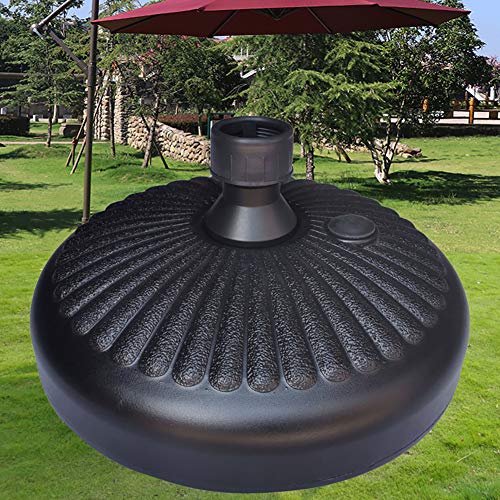 Insuwun 33LB Heavy Duty Umbrella Base Water Sand Filled Patio Outdoor Umbrella Base Stand Garden Umbrella Base Plastic Parasol Base Stand