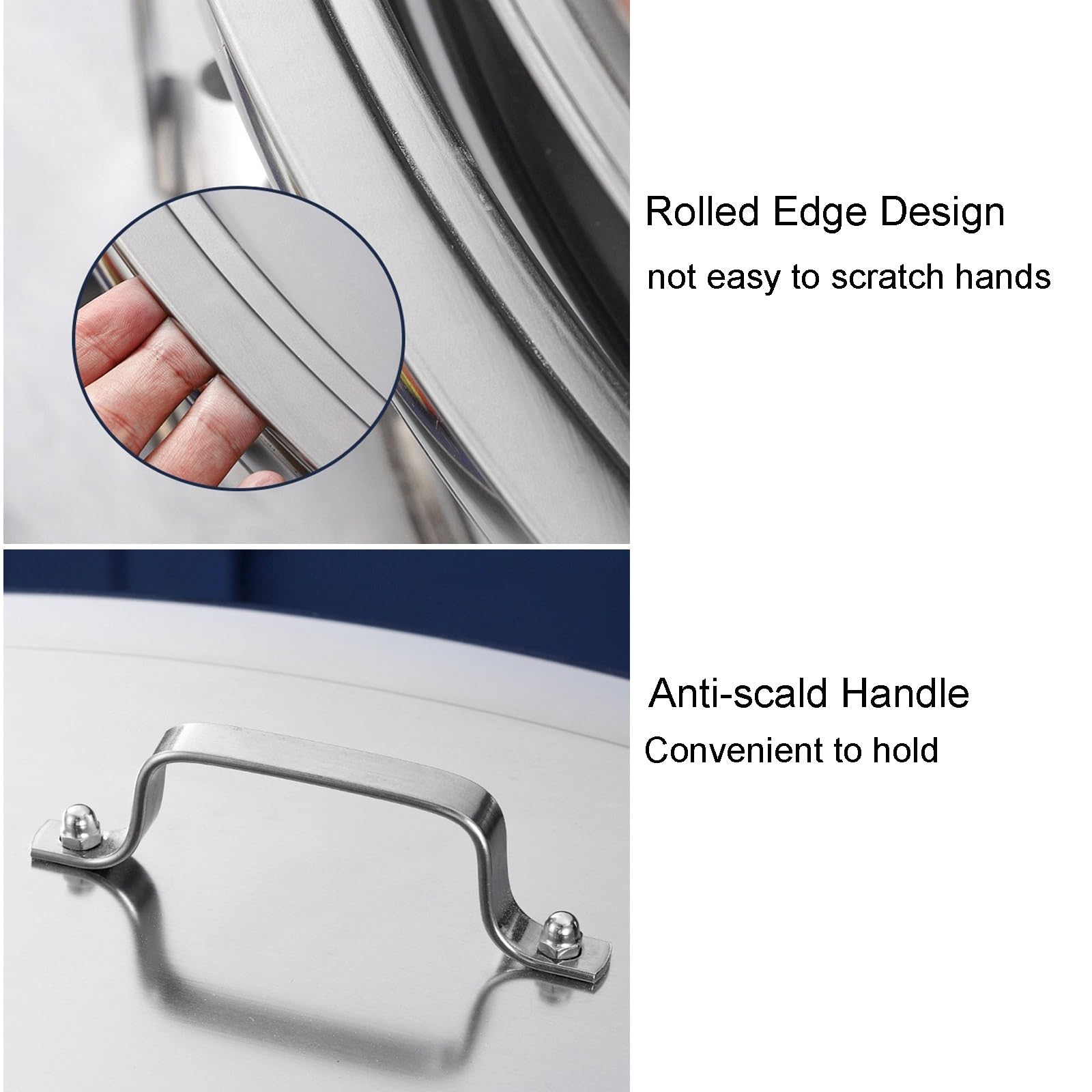 FQWYNMZ Chafing Dish Set, Scaldavivande Chafing Dish, Scaldavivande Elettrico Professionale in Acciaio Inox Buffet, Teglie per Alimenti e Contenitori per Combustibile, Kit Scaldavivande da 5,5 L