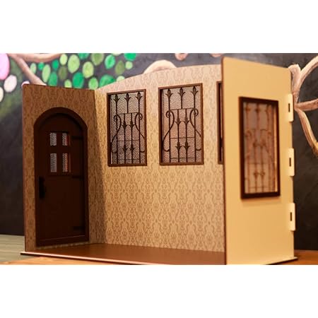 Amazon Co Jp 1 6スケールドールハウス窓とドア壁紙のお部屋 Diy 工具 ガーデン