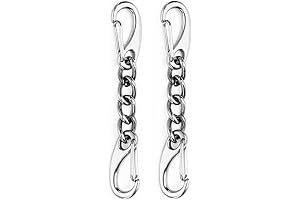 2-Pack Metal Dog Collar Safety Clip for Prong Collars