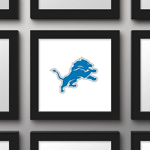 Miniatura 3 de Trends International Gallery Pops NFL Detroit Lions - Arte de pared de marca primaria, versión enmarcada negra, 12 x 12 pulgadas