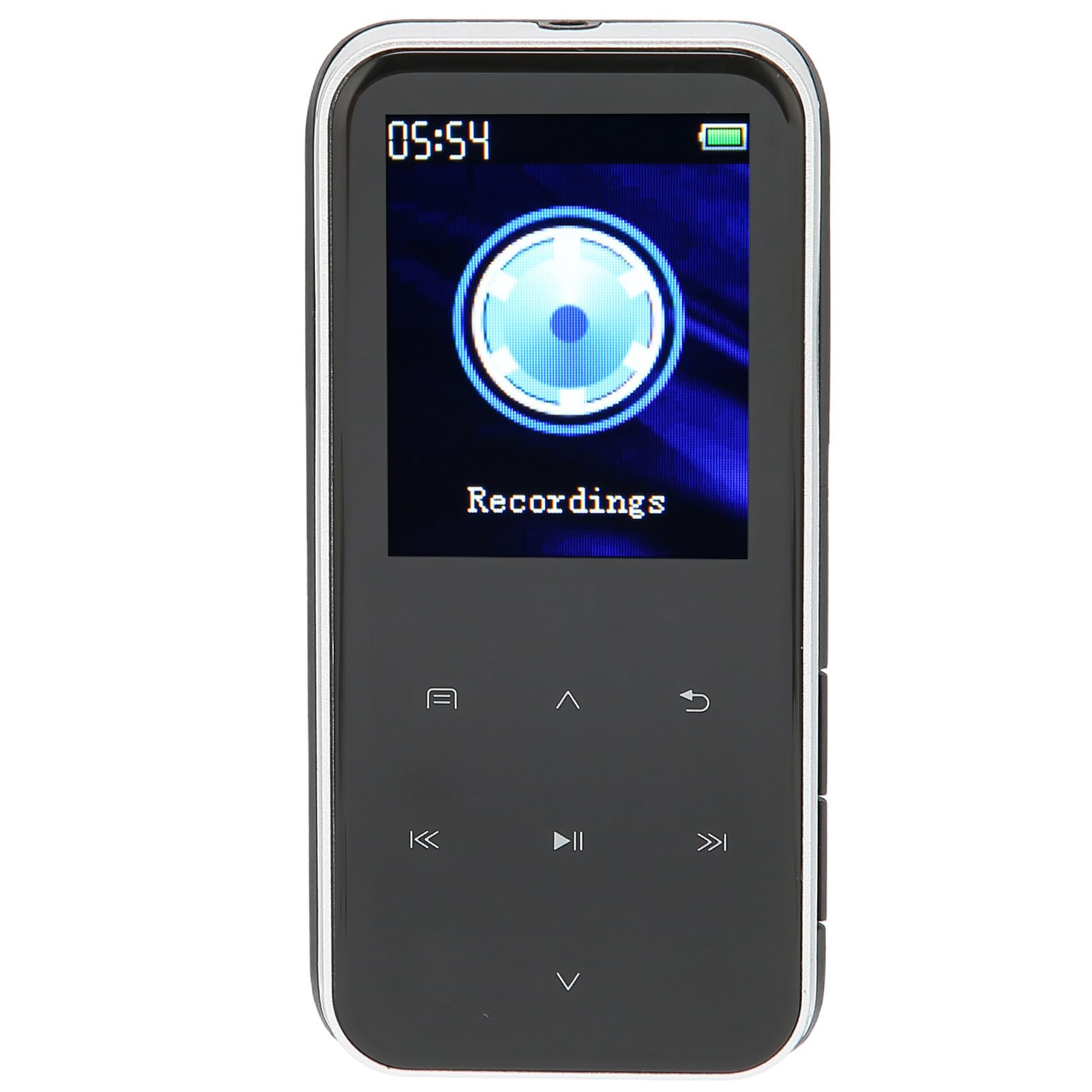 Dyktafon Cyfrowy M22, Dyktafon Cyfrowy, Rejestrator MP3, Przenośny Rejestrator MP3, Nagrywanie Jednym Kliknięciem, Przyciski Dotykowe, Wielofunkcyjny Przenośny Odtwarzacz Zapewniający(16GB)