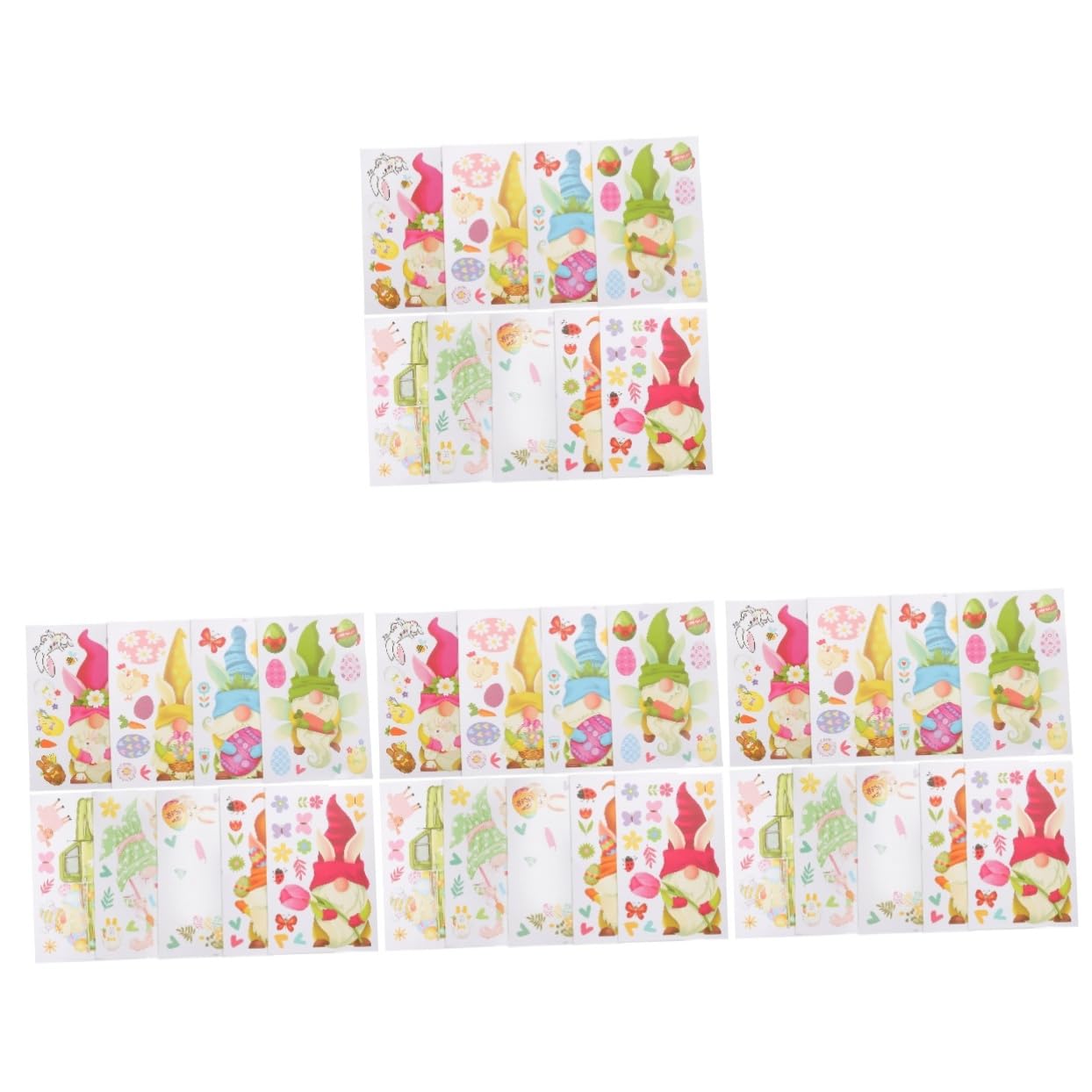 Film de fenêtre et stickers muraux de Pâques Alipis décorations amovibles pour vitres de maison