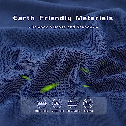 Bamboo Cool Mens Underwear Trunks For Man Soft Waistband Open-Fly No-Ride-Up Trunk Boxers Excellent Support Briefs thumb #6