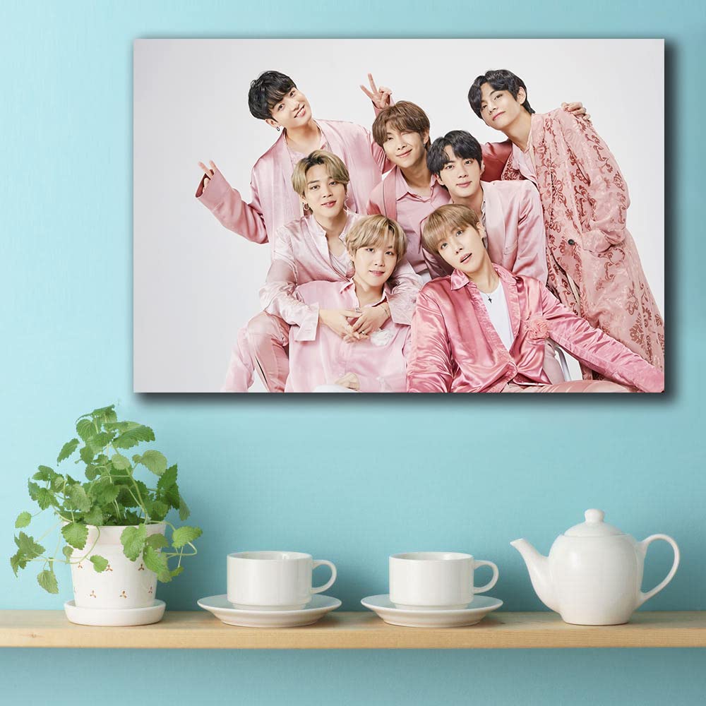 Poster BTS Black Wings 91x61cm - Officiel Licence - Décoration Chambre K-pop - Expédié Roulé