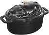 Zwilling J.A. Henckels Japan Staub Piggy Cocott, 6.7 inches 17 cm, Black