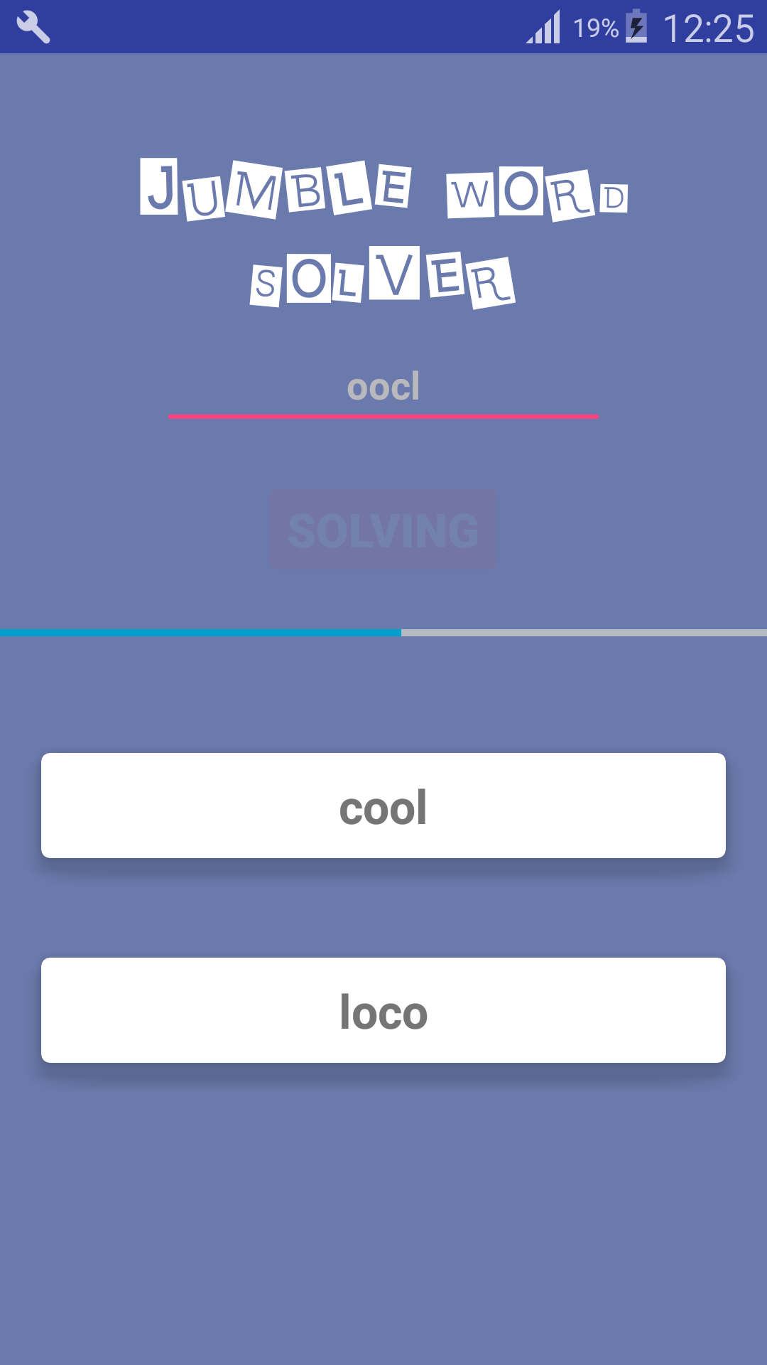 Jumble Word Solver App on Amazon Appstore