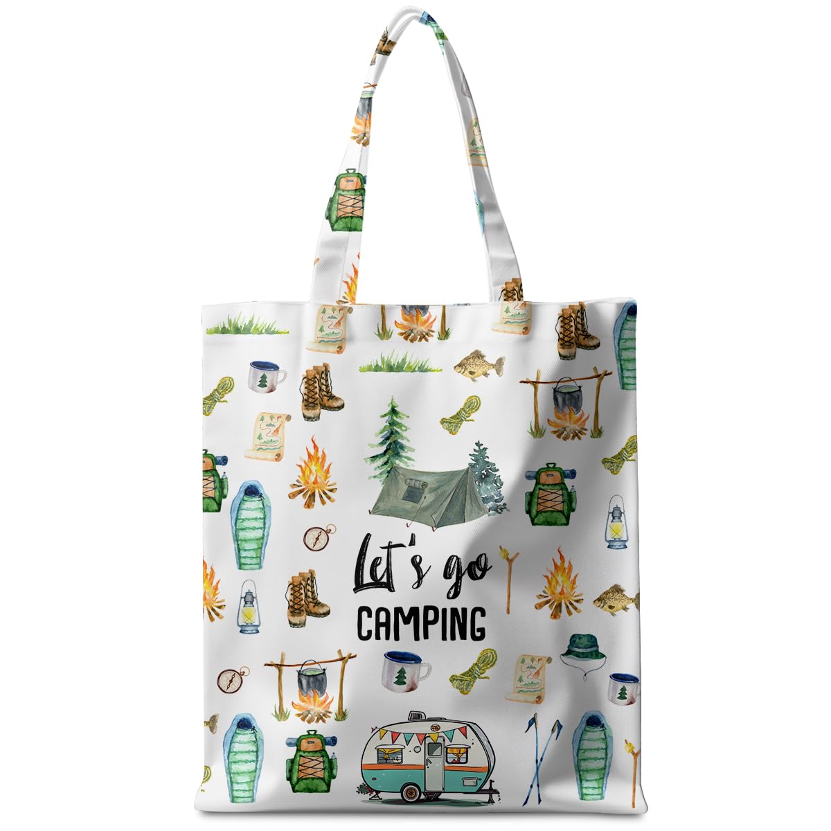 CSHVJ Animal Plant Tote Bag SeaTurtle Butterfly Cat Elephant Gifts Lemon Vegetable Themed Gifts Beach Bag for Camping