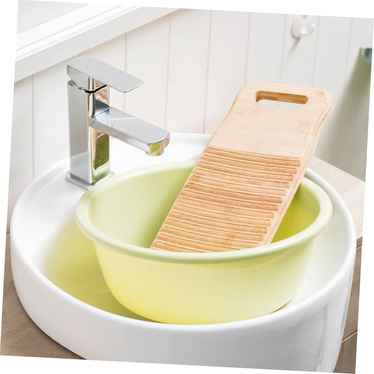 Toddmomy 2stücke Holzwaschbrett Zum Handwaschen Von Wäsche Bambus Waschbrettinstrument Für Wäschereinigung Handwaschbrett Mit Aufhängevorrichtung Für Reisen Und Zuhause
