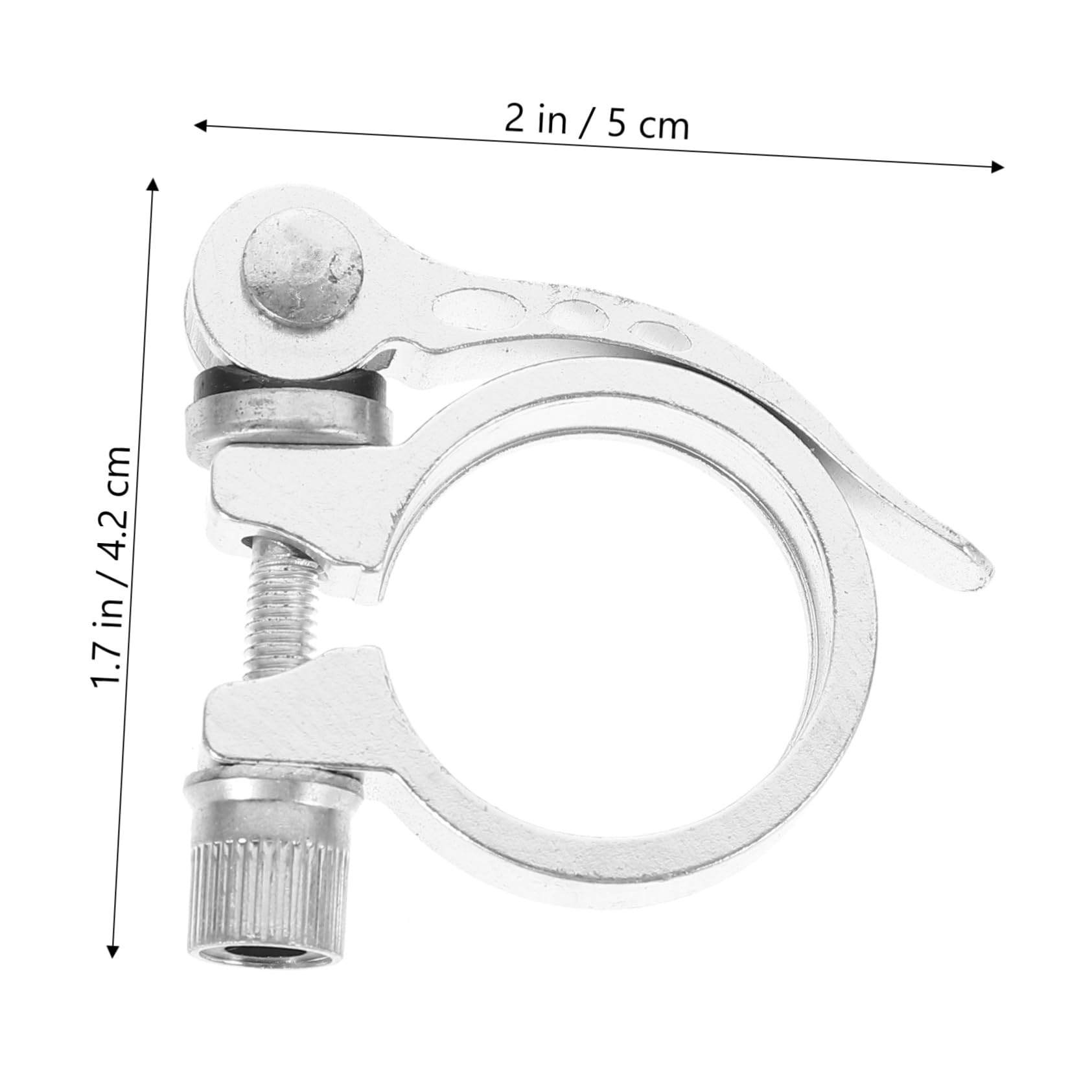 SUPVOX 1set Quick Release Aluminum Alloy Seatpost Clamp for Road Bikes Easy Installation Random Color Random Color 2pcs
