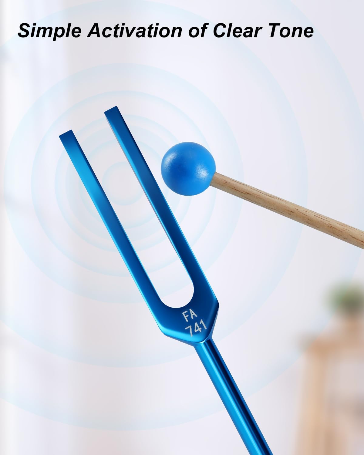 Colorful Tuning Fork Set for Sound Healing 9 Pcs, Chakra Balancing & Meditation 174Hz 285Hz 396Hz 417Hz 528Hz 639Hz 741Hz 852Hz 963Hz with 1 Silicone Hammer and Storage Bag