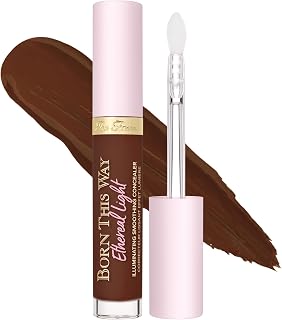 Too Faced Born This Way Ethereal Light Illuminating Smoothing Concealer | With Hyaluronic Acid, Conceals + Brightens Dark Circles, Non-Creasing + Waterproof, 0.16 Fl Oz