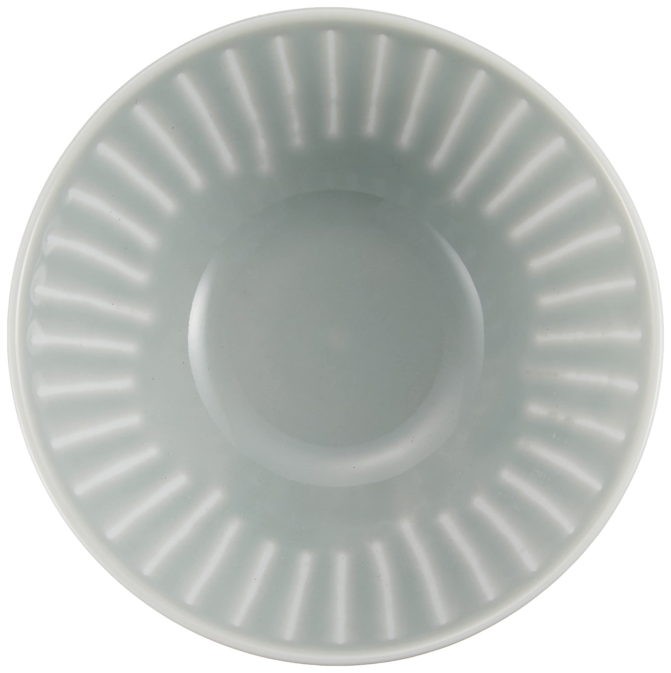 ????(Saikaitoki) Hasami Ware 10140 Flower Fluffy Small Bowl, Small, Gray, Approx. 3.9 inches (10 cm), Microwave and Dishwasher Safe, Made in Japan