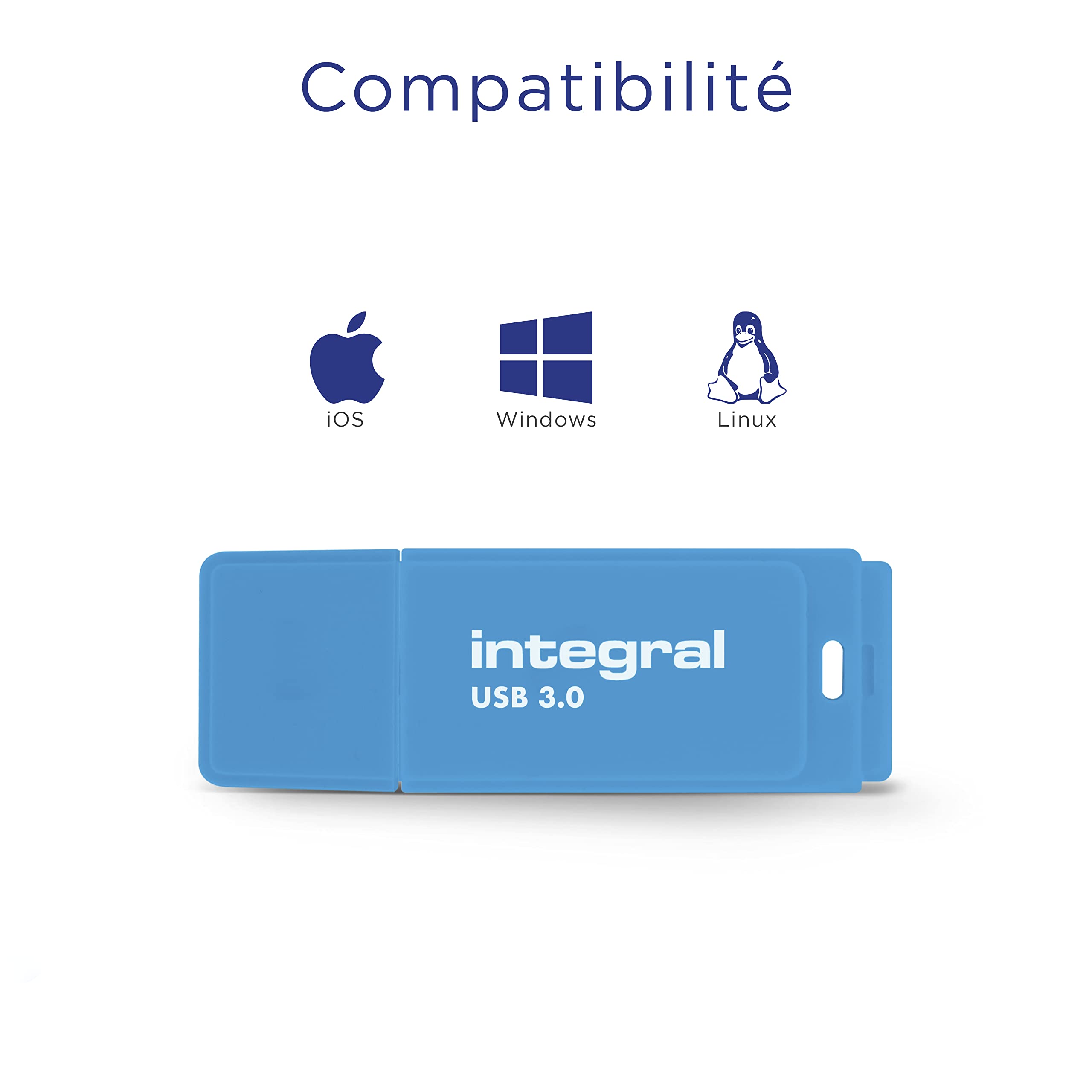 Integral 128 GB Neon Geel USB 3.2 Gen 1 Flash Drive Integral 128 GB Neon Geel USB 3.2 Gen 1 Flash Drive