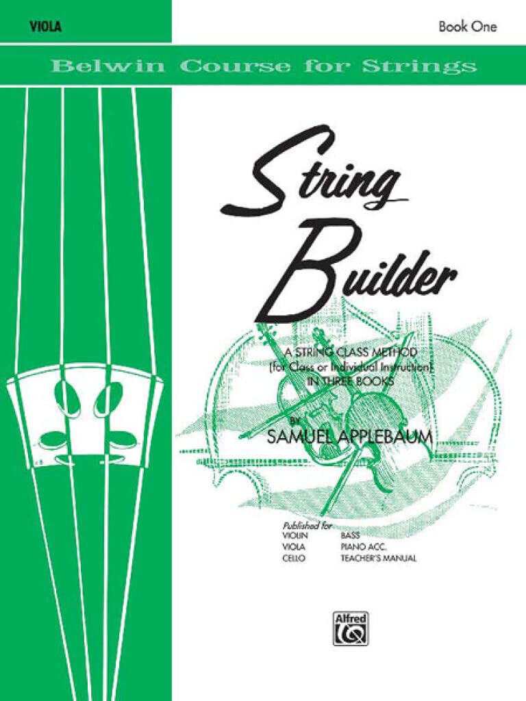 Photo 1 of String Builder, Bk 1: A String Class Method (for Class or Individual Instruction) - Viola (Belwin Course for Strings, Bk 1)
