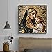 Diamond Art Kits for Adults, Religion Christian Virgin Mary & Son of Jesus Special Shape Diamond Painting Kits for Beginners, DIY 5D Crystal Diamond Dots Gem Art Craft for Home Decor 11.8x11.8 Inch