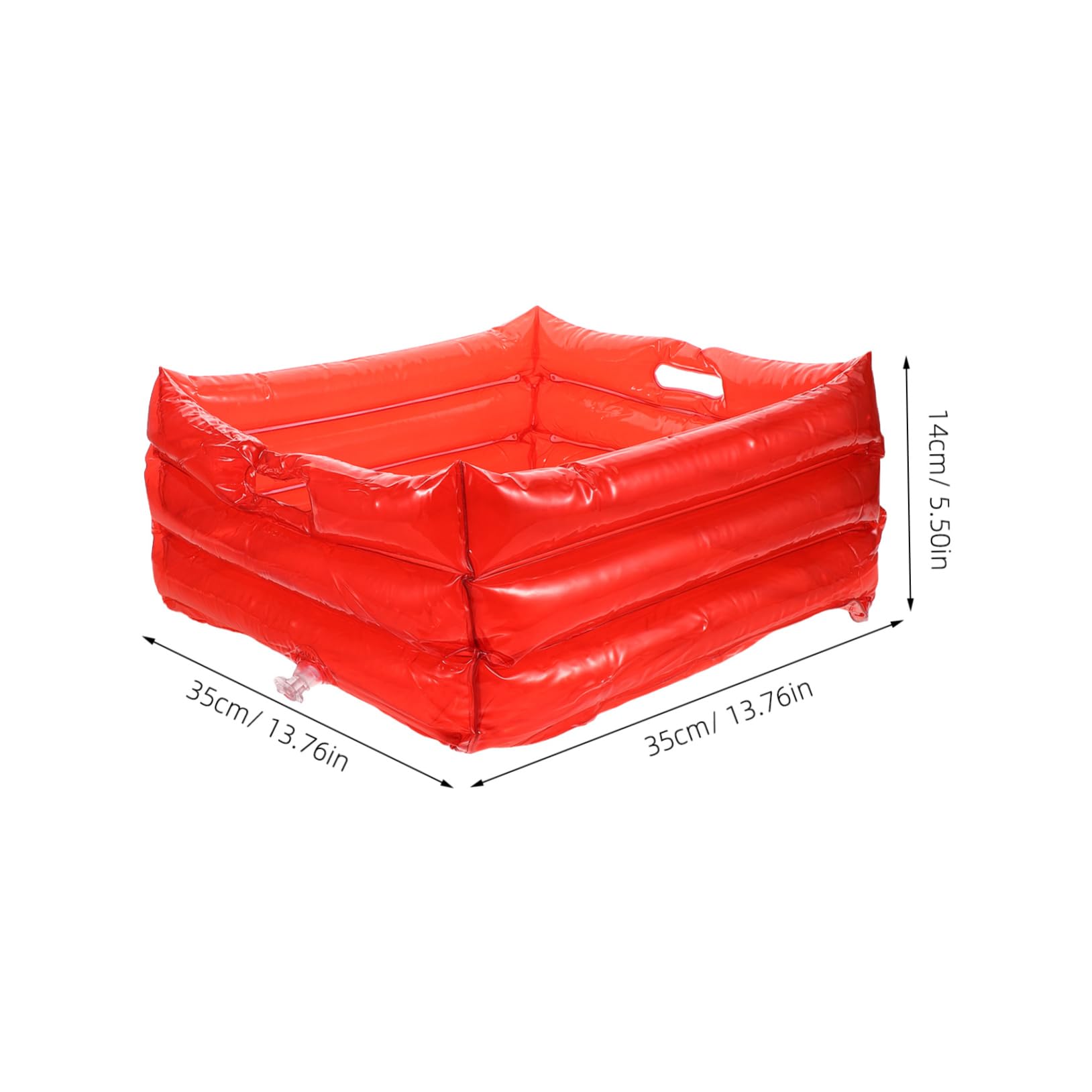 BRIGHTFUFU Outdoor Foot Soaking Basin Portable Foot Soak Collapsible Water Container Pool Entry Ladder