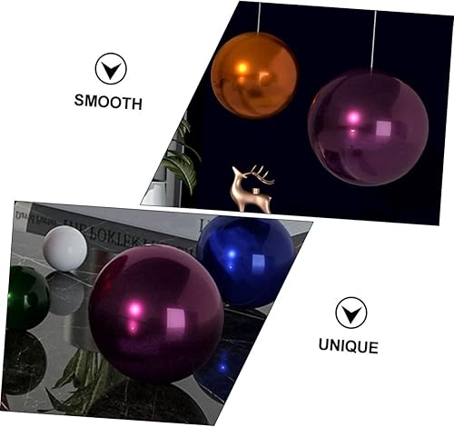 Miniatura 5 de Globo reflectante de acero inoxidable con acabado de espejo brillante, decoración de jardín, esfera de metal resistente a la intemperie para