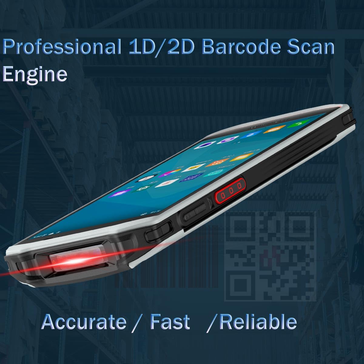 Android 13 Barcode Scanner 4+64GB Built-in 1D/2D/QR Bar Code Scanner 4G Wireless Mobile Computer PDA Inventory Scanner for Warehouse & Logistics
