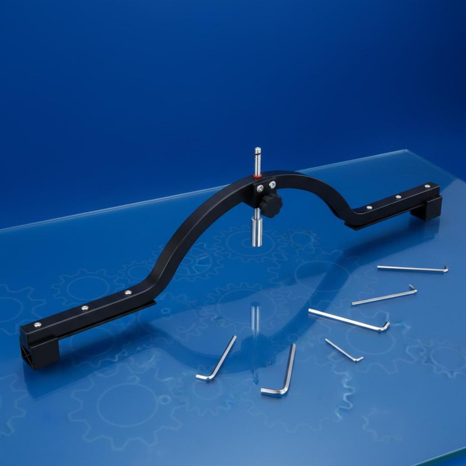 Wheel Aligner Strumento Misurazione Ruota Bicicletta Centratore Rame Acciaio Funzione Corpo Robusto Adatto per Riparazione Cicli Manutenzione Meccanica Officina