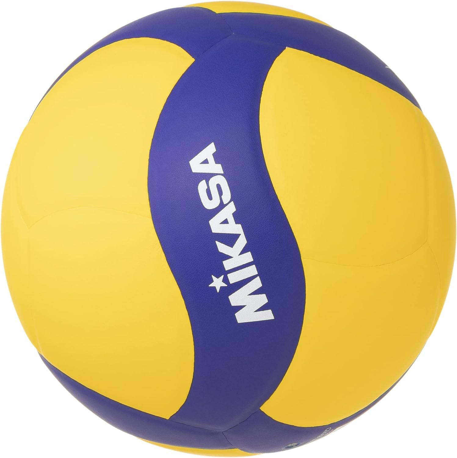 Generico MIKASA Pallone Volley Allenamento V330W, Unisex Adulto, Blu/Giallo, 5