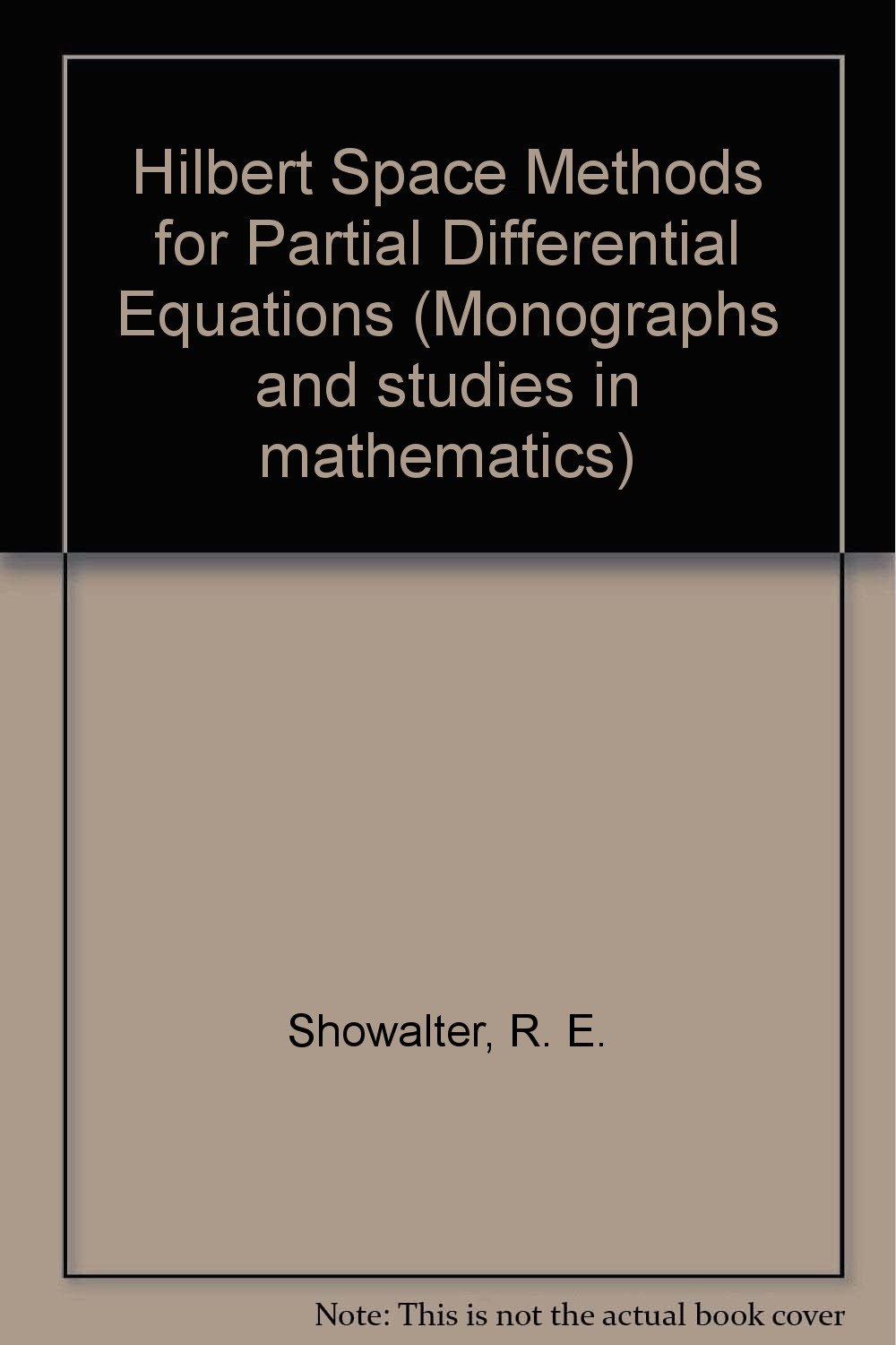 Buy Hilbert Space Methods for Partial Differential Equations — BookShops.in