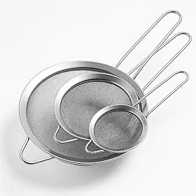 Kit 3 Peneiras em Aço Inox (P, M e G) – Alta Resistência e Versatilidade | Storeasy