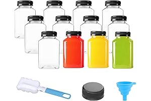 4oz Plastic Juice Bottles - A Secure and Convenient Storage Solution