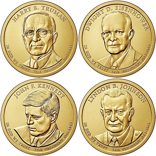 2015 P Presidential Dollar 4-Coin Set