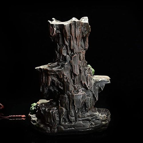 Miniatura 2 de YYW Quemador de incienso con reflujo, soporte para quemador de incienso de montaña con 10 conos de incienso para decoración del hogar y la oficina