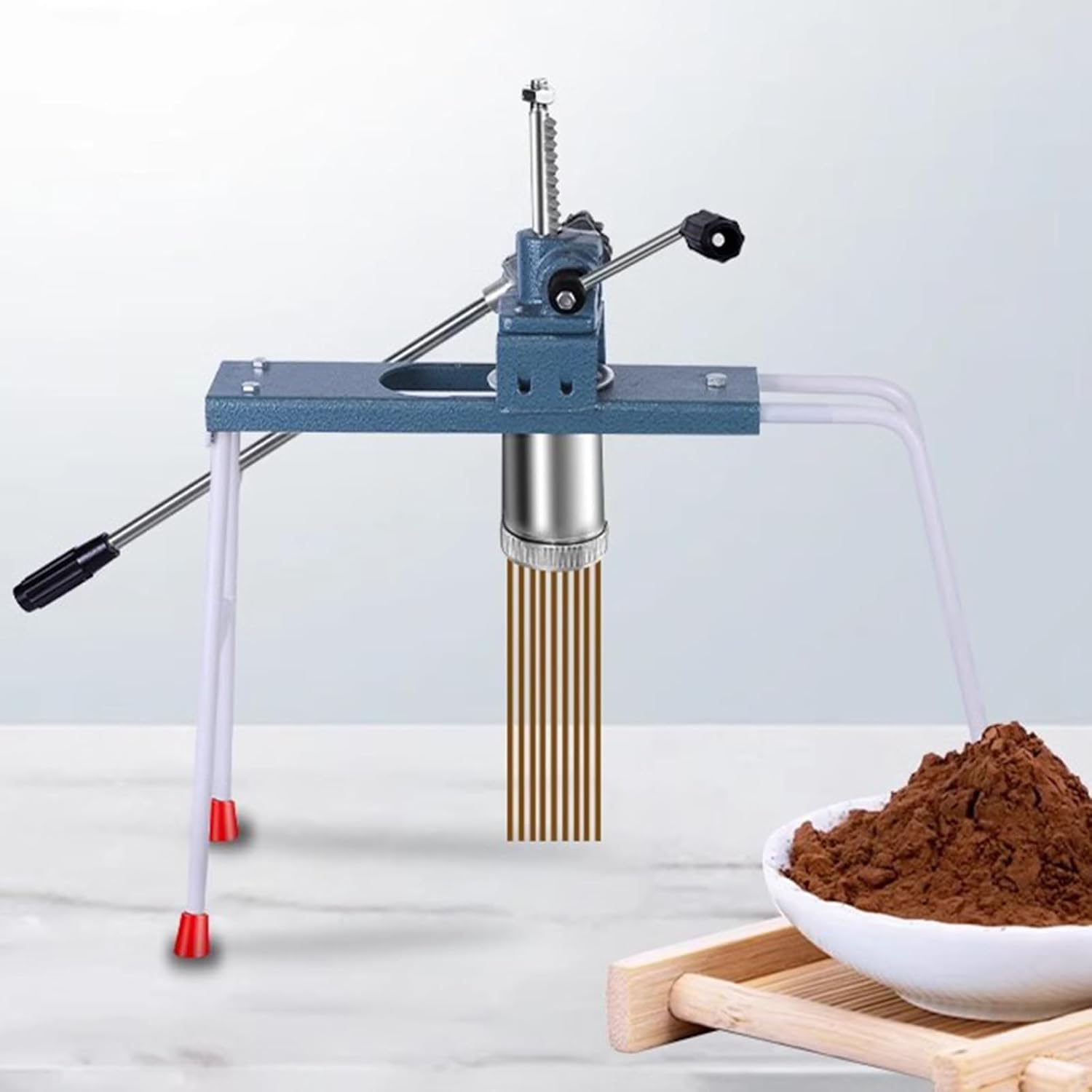 DIY Incense Making Machine, Manual Stick & Clay Extruder with 3 Mould Plates (2/2.5/3mm) for Buddha Incense, Handmade Fragrance Accessory, Perfect for Craft Lovers