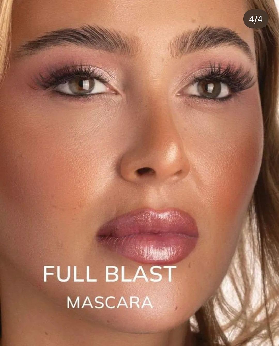 FARMASi Full Blast Softens and Moisturizes Lash Mascara, Ultra Black Makeup, Volumizing, Lengthening, Sunflower Olive and Shorea Wax, Black, 0.33 Fl Oz