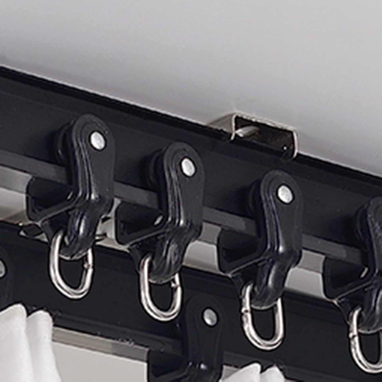 Curtain pulley, Curtain Tracks Mute Wheel Rollers Hook Ball Pulley