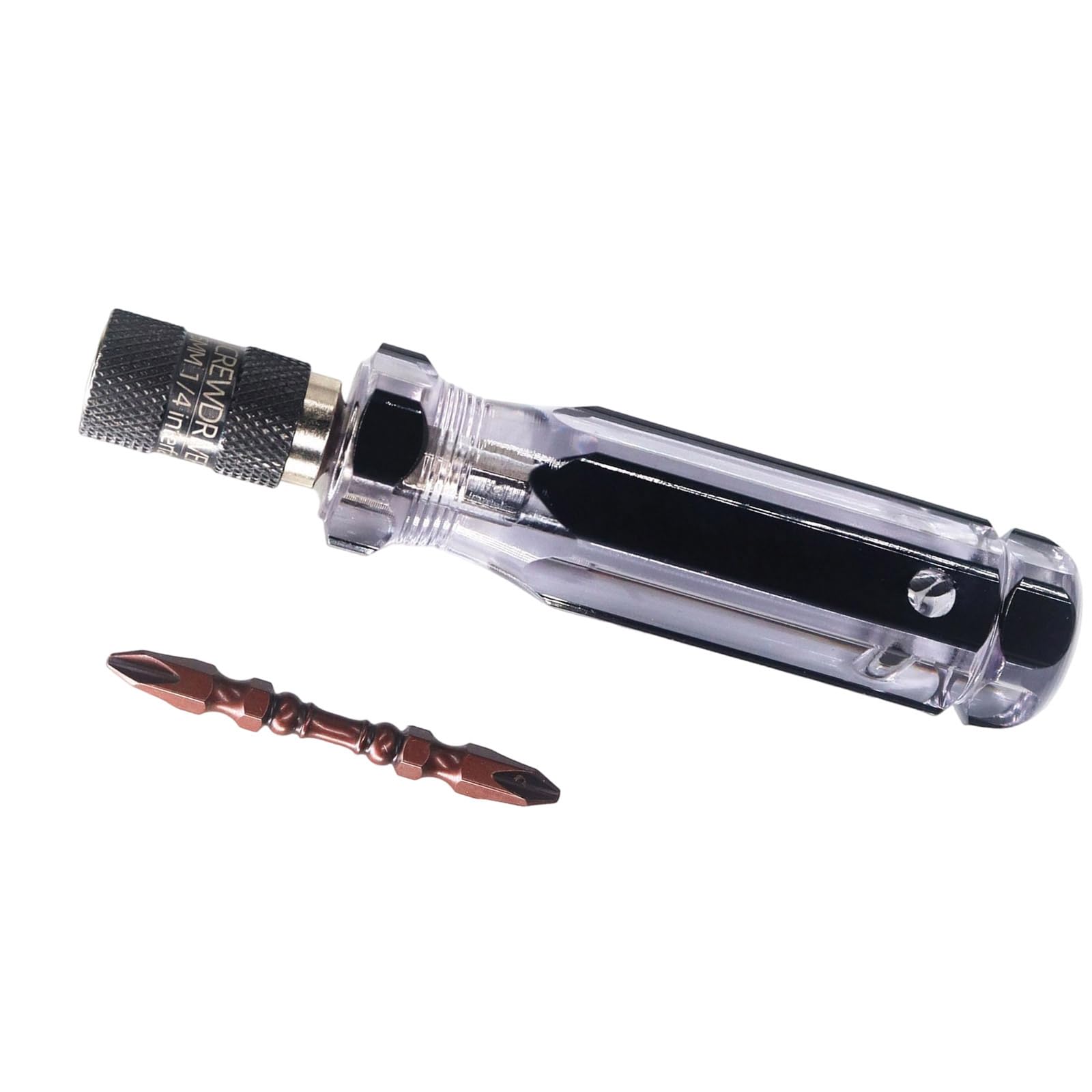 Netbiio Double Headed End Driver Bit Hex Shank Ergonomic Driver Handle Accessory Grip For Electric Drills, Hex Shank Handle For Precision Work