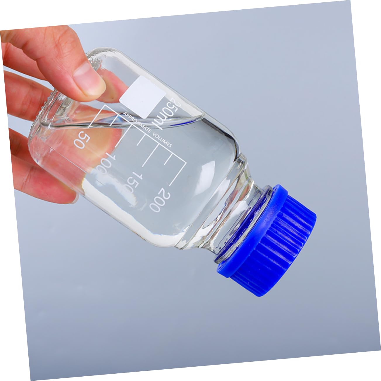 MAGICLULU 3pezzi Bottiglia di Vetro per Reagenti Chimici Contenitore per Medicinali Ricaricabile Flacone per Campioni di Laboratorio Tenuta per Liquidi