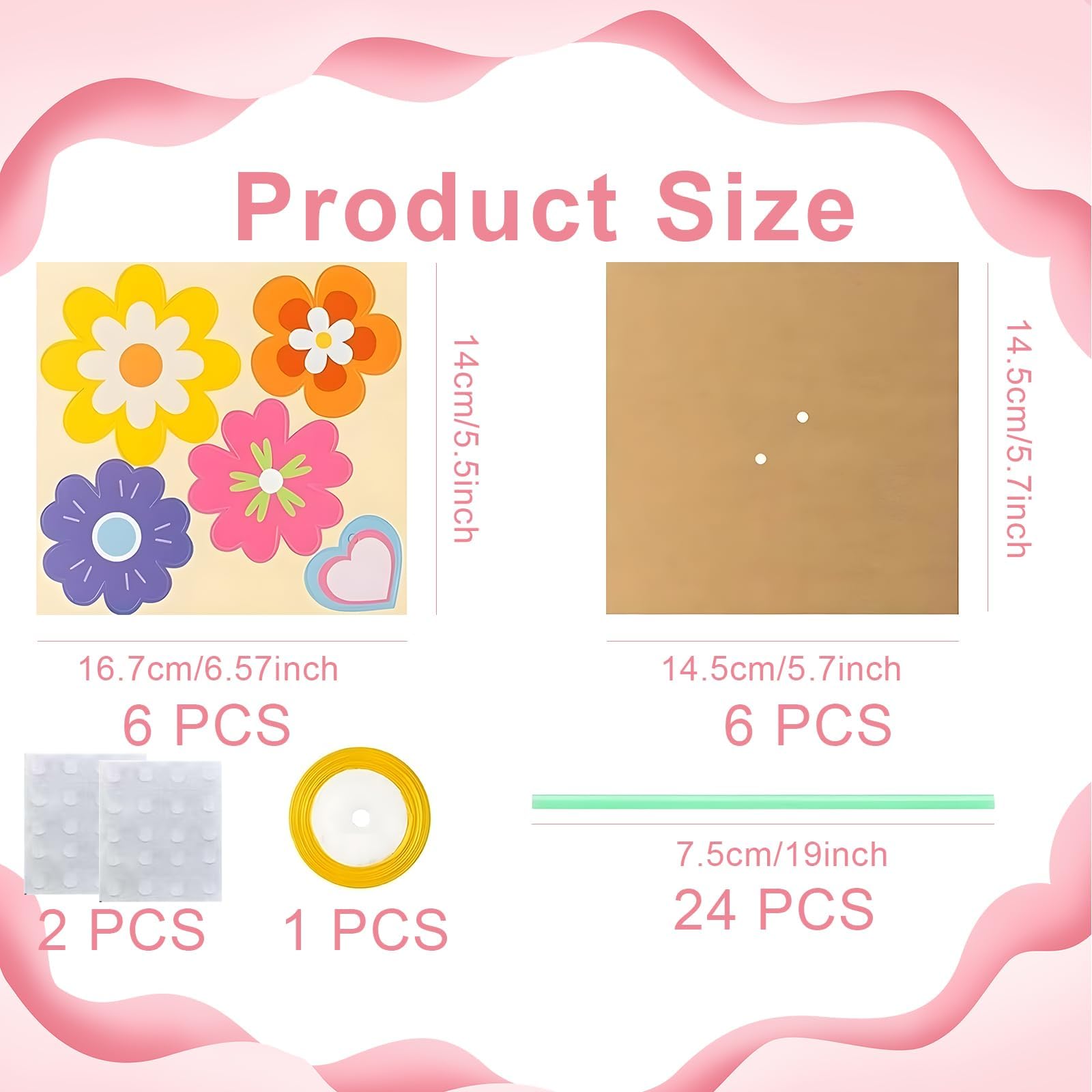 MICJLLT 6 Pcs Mothers Day Craft Kit - Image 2