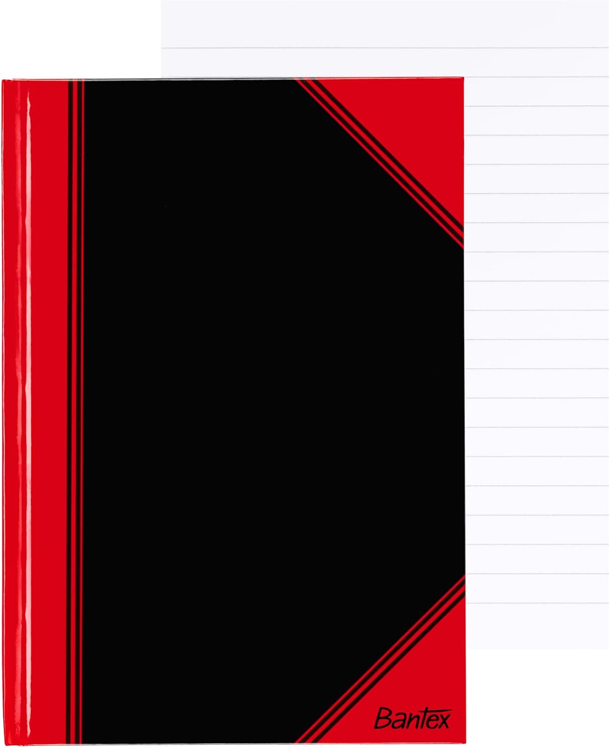 Landré Bantex 6 x A5 Ruled Notebook 192 Pages 70gsm Hardback Black