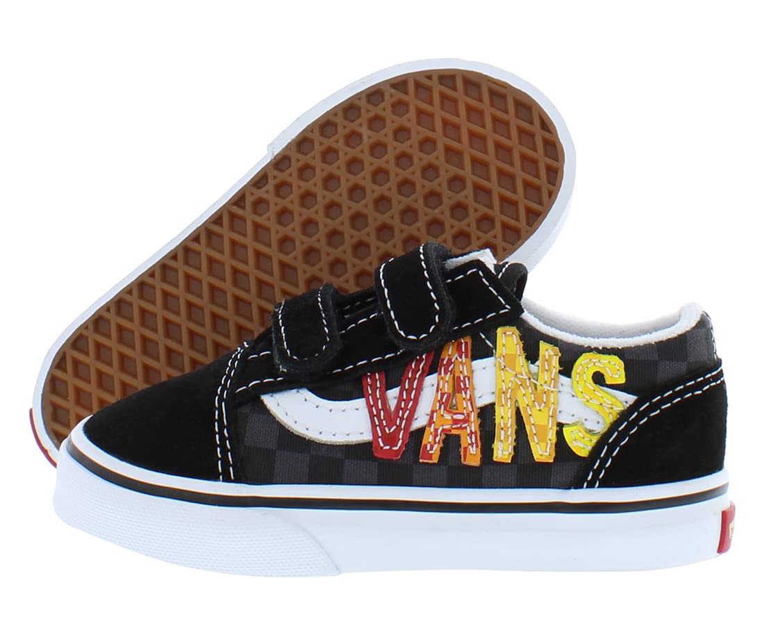 Skool Shoes Flame Vans For Kids Vans Toddler Old Skool Sneaker