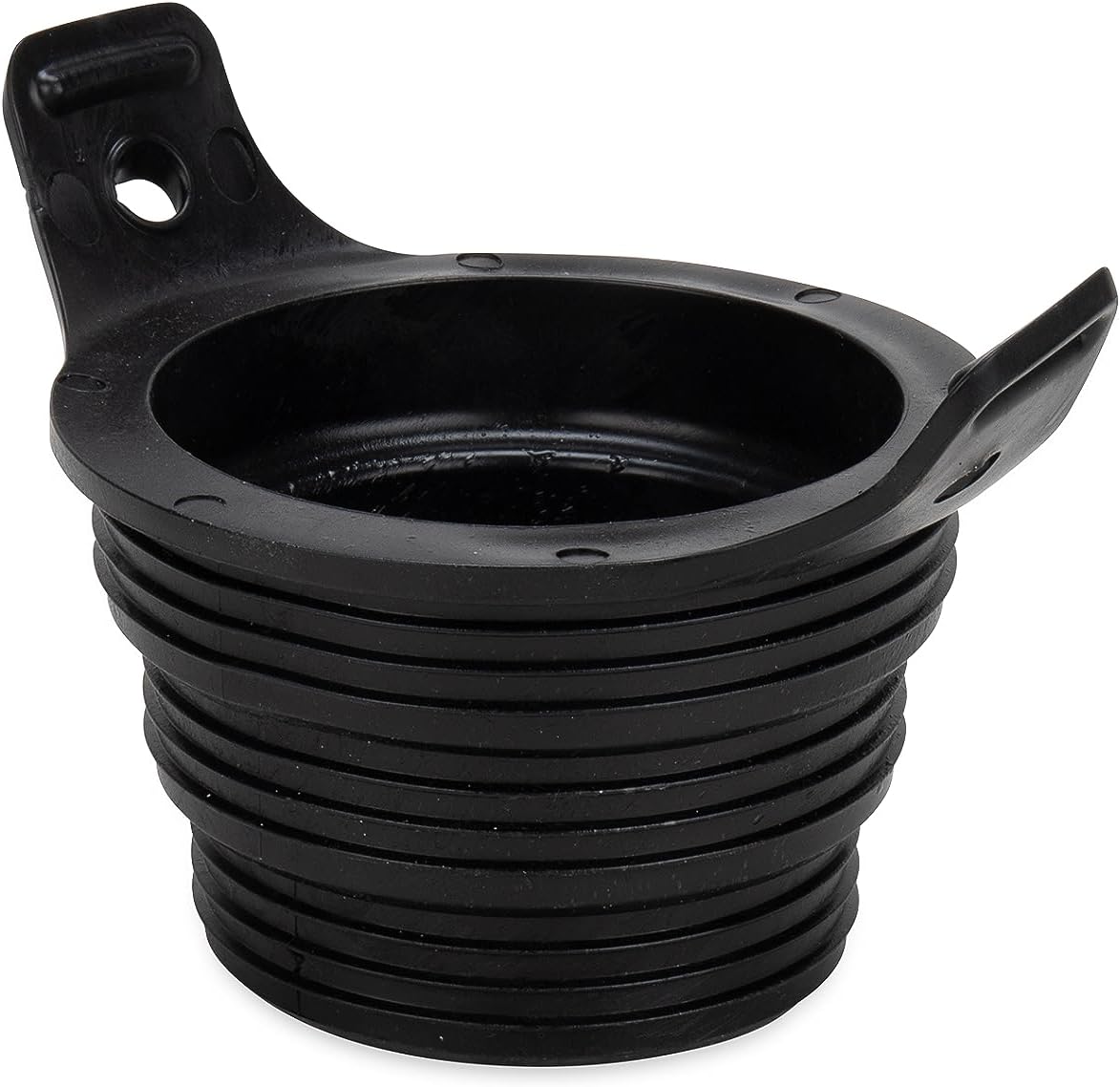 Flexible 3-in-1 Sewer Adapter Hose Seal -Flexible Fitting That Makes Connection to a Sewer Inlet Simple and Less Hands On! (39318), Black