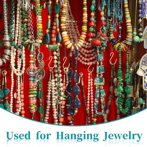 60 Stück Kleine S Haken Gold Edelstahl S Haken Zum Einhängen 2,6 cm Metall Mini Aufhängehaken S-förmige Hängehaken für DIY Handwerk Schmuck Namensschild Hängenden Schlüsselanhänger