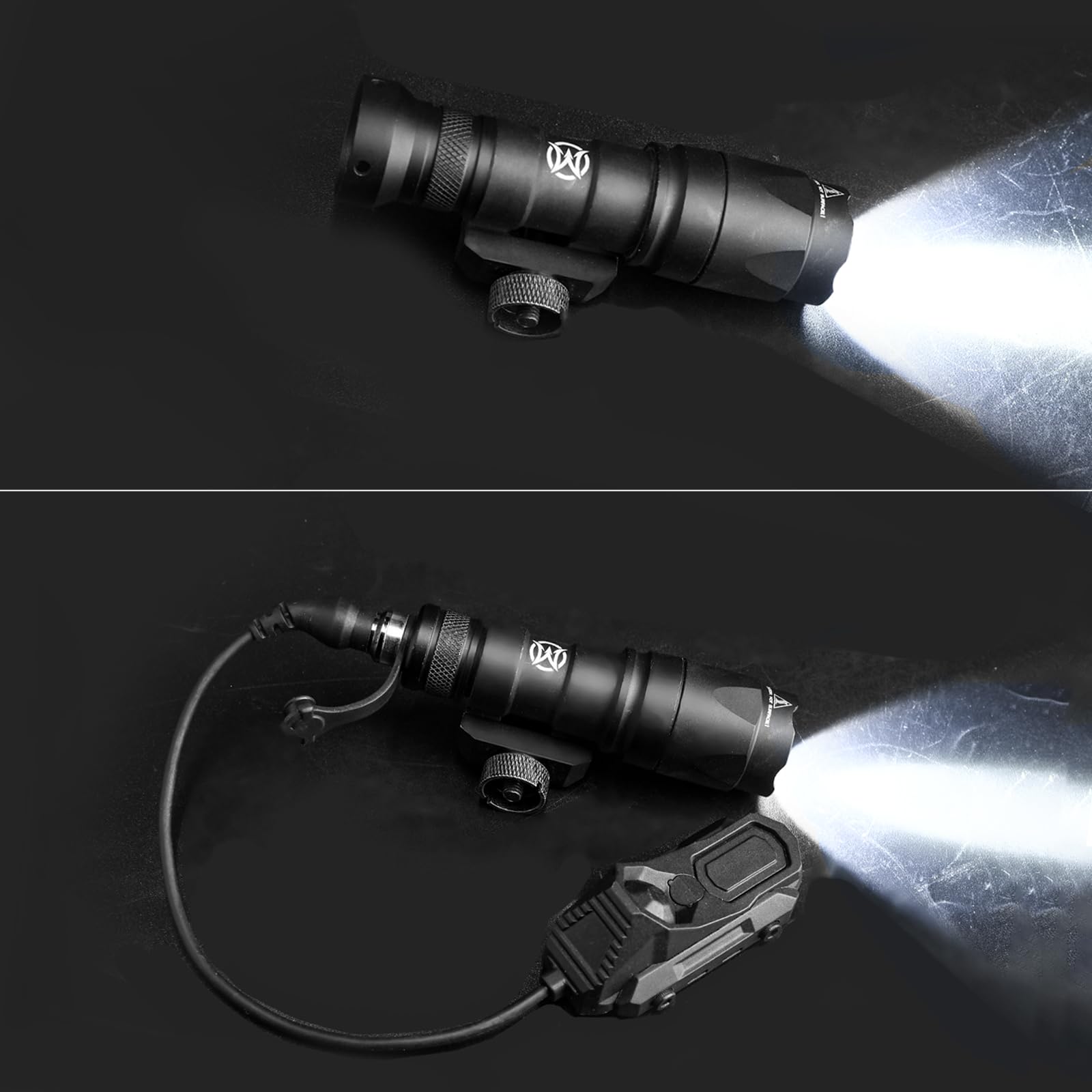 M300A Lampe de Poche Tactique, Lampe Torche 600 Lumen
